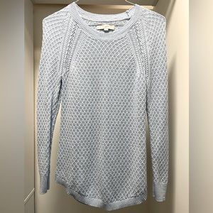 XS Light Blue Loft Knit Sweater